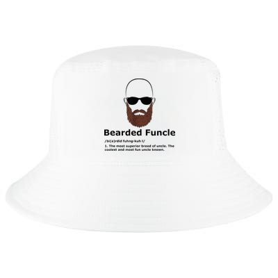 Men Bearded Funcle Funny Bald Uncle Definition Cool Comfort Performance Bucket Hat