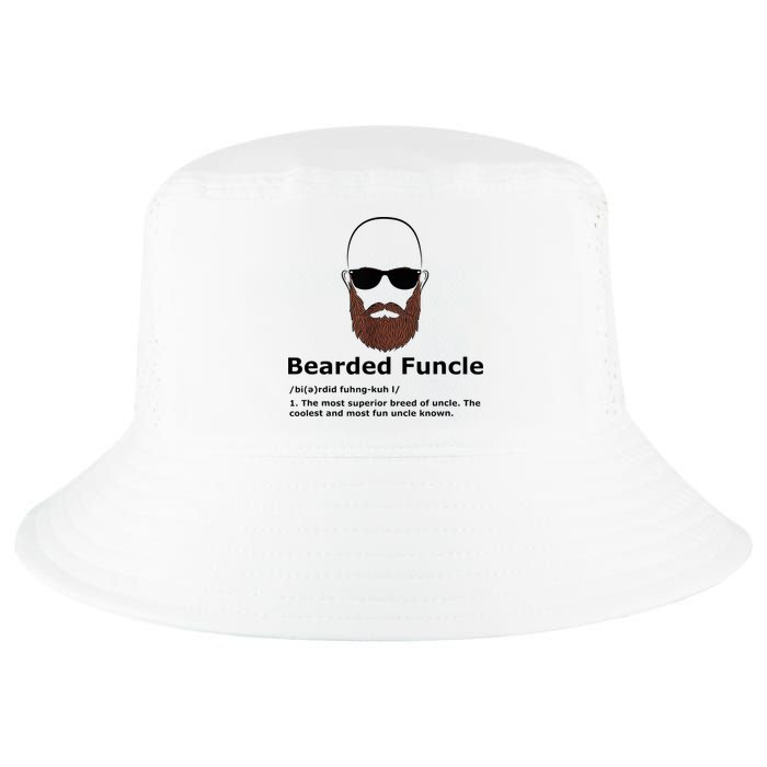 Men Bearded Funcle Funny Bald Uncle Definition Cool Comfort Performance Bucket Hat