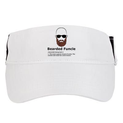 Men Bearded Funcle Funny Bald Uncle Definition Adult Drive Performance Visor