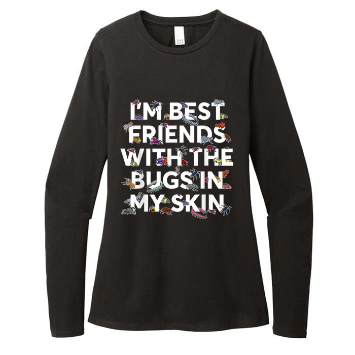 M Best Friends With The Bugs In My Flowers Skin Womens CVC Long Sleeve Shirt