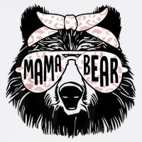 Mama Bear Face Sunglasses Mother Mom Mommy Mother's Day Doggie Tank