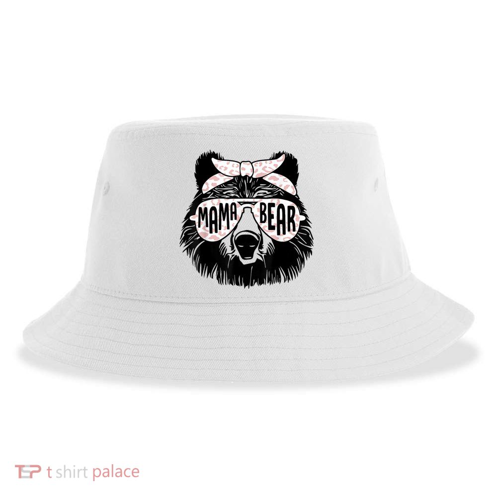 Mama Bear Face Sunglasses Mother Mom Mommy Mother's Day Sustainable Bucket Hat
