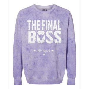 Music Boss Final Colorblast Crewneck Sweatshirt