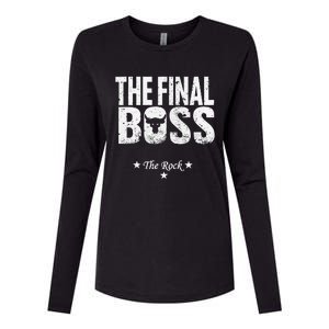 Music Boss Final Womens Cotton Relaxed Long Sleeve T-Shirt