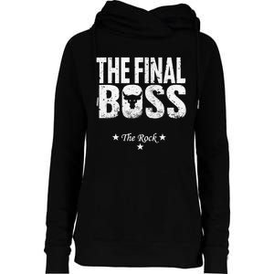 Music Boss Final Womens Funnel Neck Pullover Hood