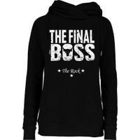 Music Boss Final Womens Funnel Neck Pullover Hood