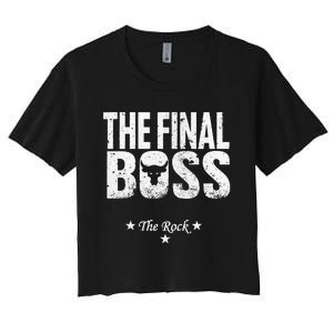 Music Boss Final Women's Crop Top Tee