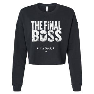 Music Boss Final Cropped Pullover Crew