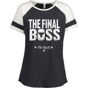 Music Boss Final Enza Ladies Jersey Colorblock Tee