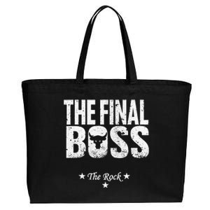 Music Boss Final Cotton Canvas Jumbo Tote