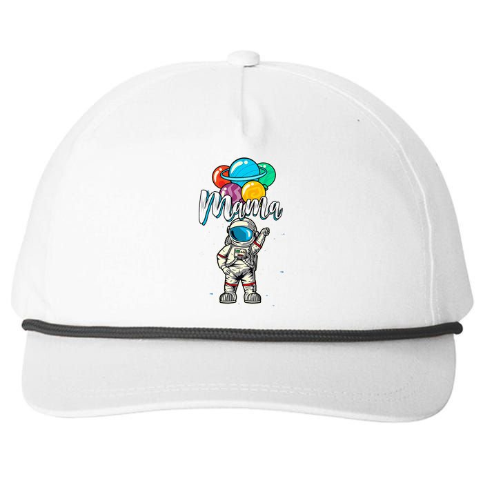 Mama Birthday Funny Astronaut in Space Gifts Lover Snapback Five-Panel Rope Hat