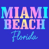 Miami Beach Florida Fl Vintage Tie Dye Retro Vacation Gift Hoodie