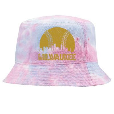 Milwaukee Baseball Fan Tie-Dyed Bucket Hat