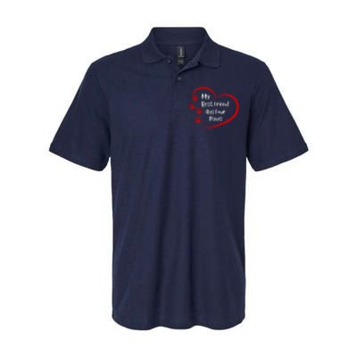 My Best Friend Has Four Paws Softstyle Adult Sport Polo