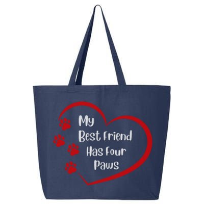 My Best Friend Has Four Paws 25L Jumbo Tote