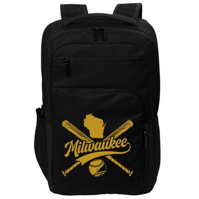 Milwaukee Baseball Fan Impact Tech Backpack