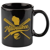 Milwaukee Baseball Fan 11oz C Handle Ceramic Mug