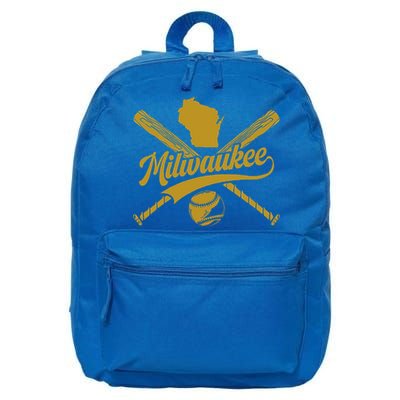 Milwaukee Baseball Fan 16 in Basic Backpack