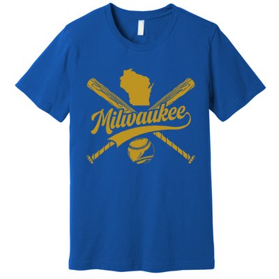 Milwaukee Baseball Fan Premium T-Shirt