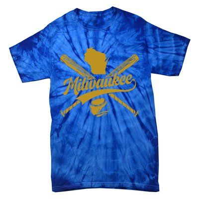 Milwaukee Baseball Fan Tie-Dye T-Shirt