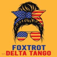 Messy Bun Foxtrots Deltas tango Sustainable Knit Beanie