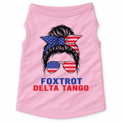 Messy Bun Foxtrots Deltas tango Doggie Tank