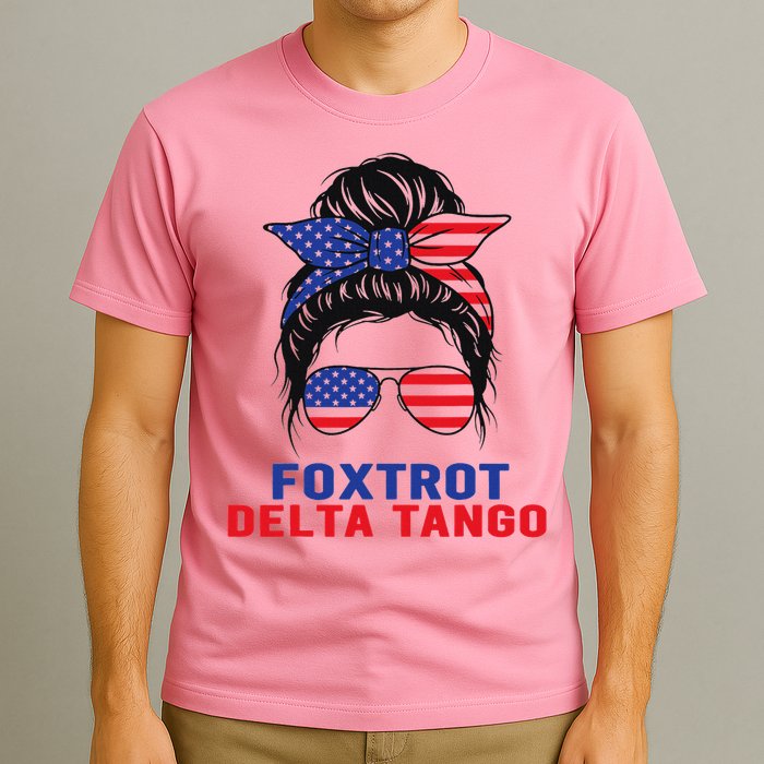Messy Bun Foxtrots Deltas tango T-Shirt