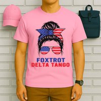 Messy Bun Foxtrots Deltas tango T-Shirt