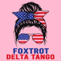 Messy Bun Foxtrots Deltas tango T-Shirt