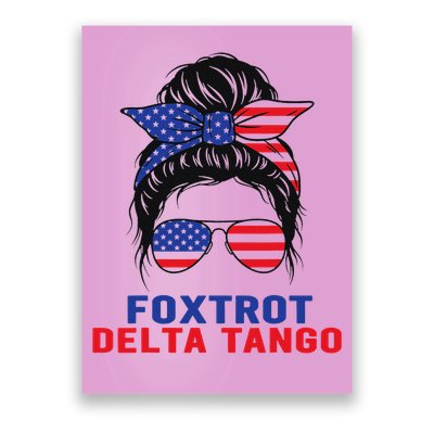 Messy Bun Foxtrots Deltas tango Poster