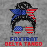 Messy Bun Foxtrots Deltas tango Tall Sweatshirt