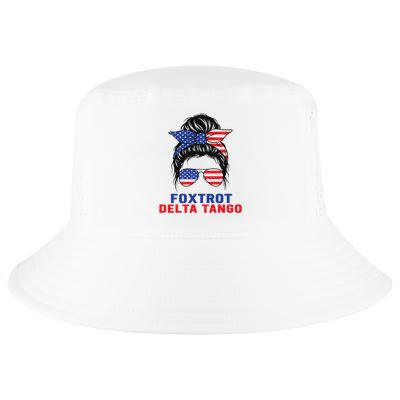Messy Bun Foxtrots Deltas tango Cool Comfort Performance Bucket Hat