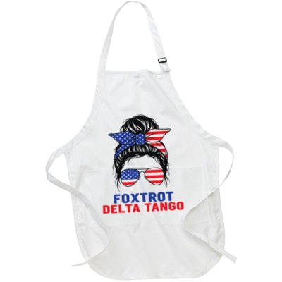 Messy Bun Foxtrots Deltas tango Apron