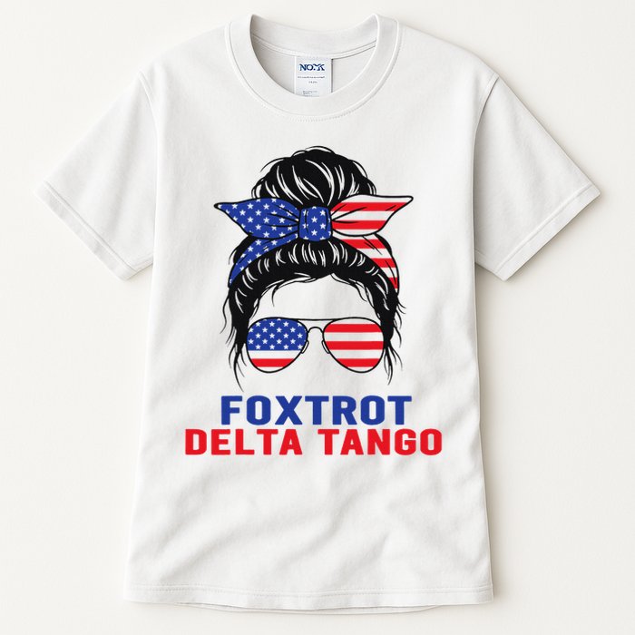 Messy Bun Foxtrots Deltas tango Tall T-Shirt