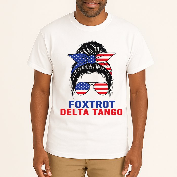 Messy Bun Foxtrots Deltas tango Tall T-Shirt