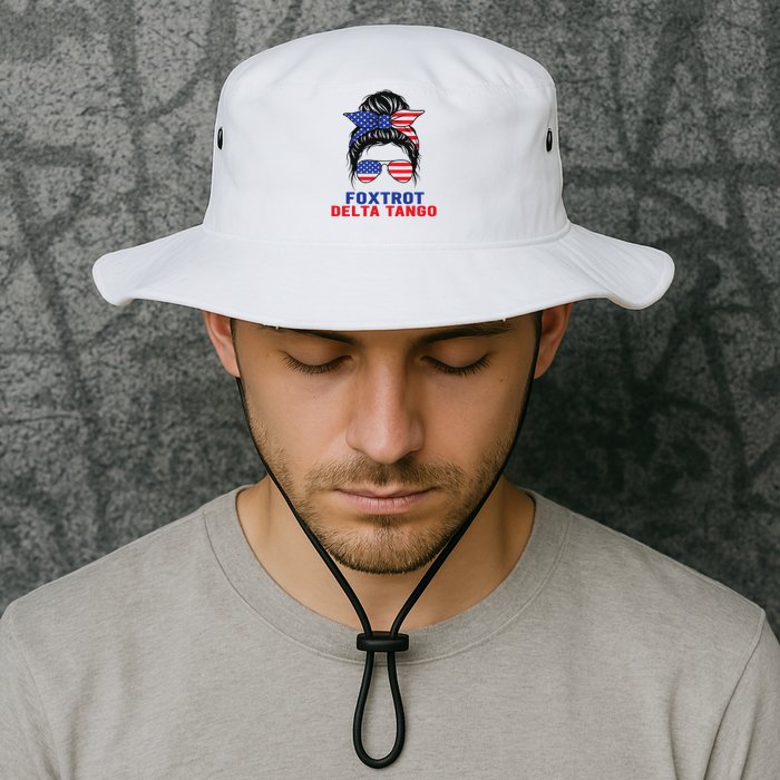 Messy Bun Foxtrots Deltas tango Bucket Hat