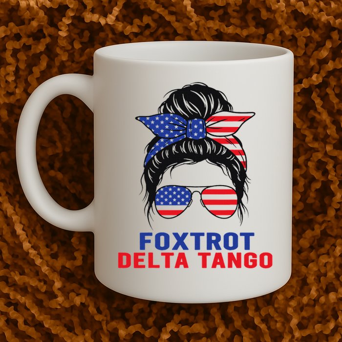 Messy Bun Foxtrots Deltas tango Mug