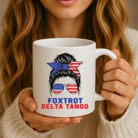Messy Bun Foxtrots Deltas tango Mug