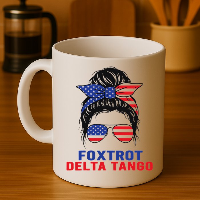 Messy Bun Foxtrots Deltas tango Mug