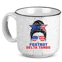 Messy Bun Foxtrots Deltas tango 15oz Campfire Ceramic Mug