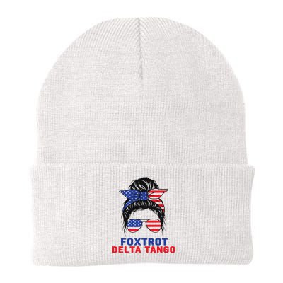 Messy Bun Foxtrots Deltas tango Beanie