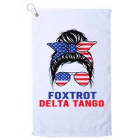 Messy Bun Foxtrots Deltas tango Golf Towel