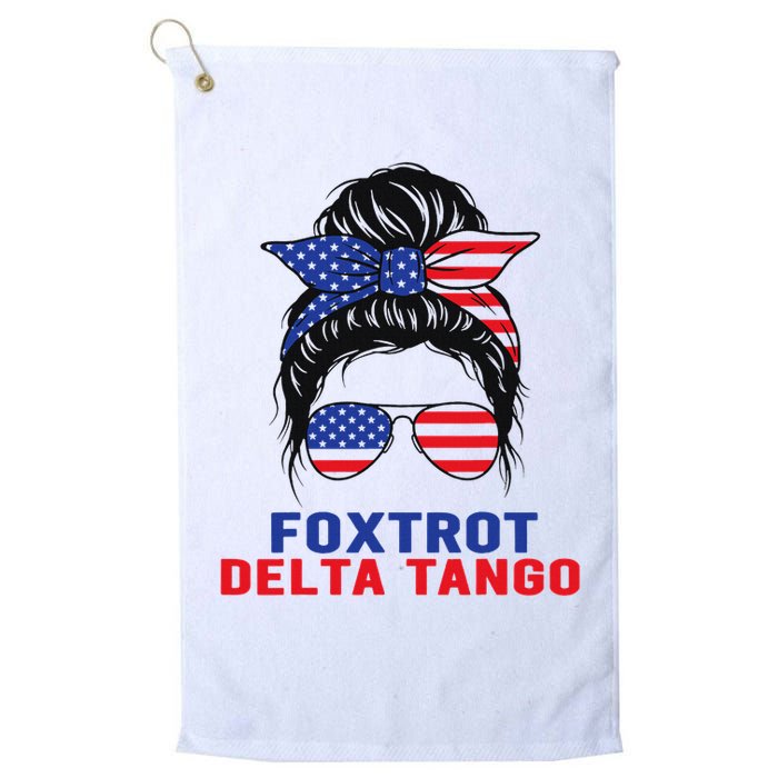 Messy Bun Foxtrots Deltas tango Golf Towel