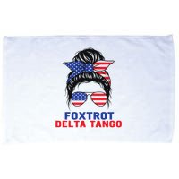 Messy Bun Foxtrots Deltas tango Microfiber Hand Towel