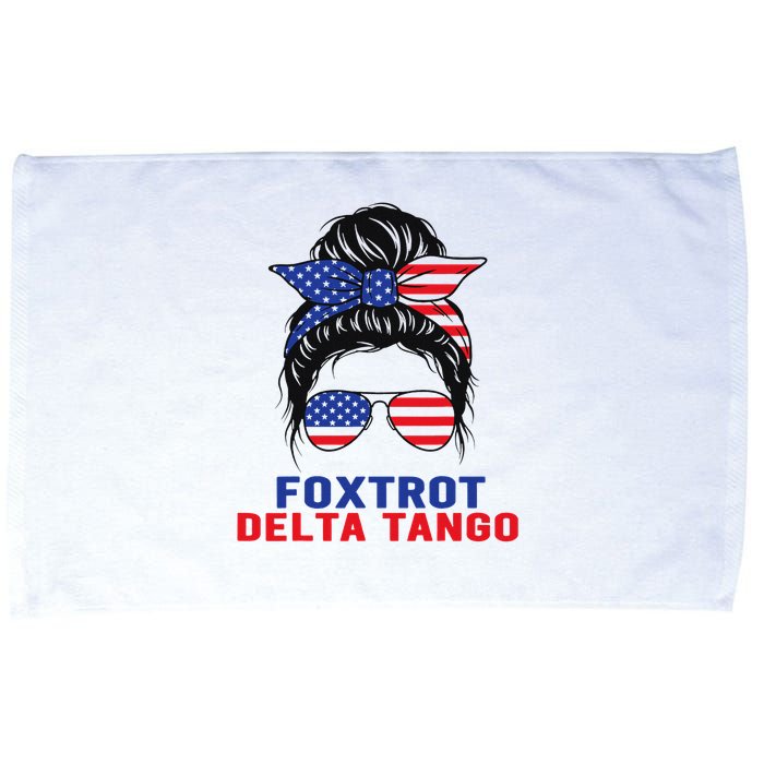 Messy Bun Foxtrots Deltas tango Microfiber Hand Towel