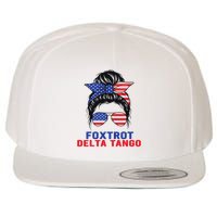 Messy Bun Foxtrots Deltas tango Wool Snapback Cap