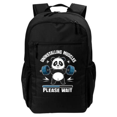 Muscle Building Fitness Panda Weight Lifting Barbell Workout Daily Commute Backpack