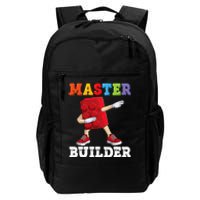 Master Builder Funny Building Blocks Bricks Daily Commute Backpack