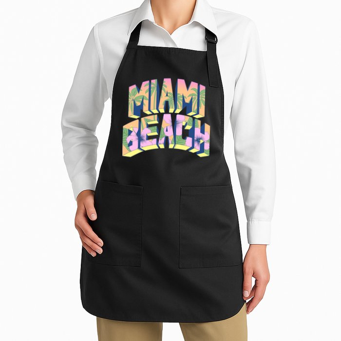 Miami Beach Floral Apron