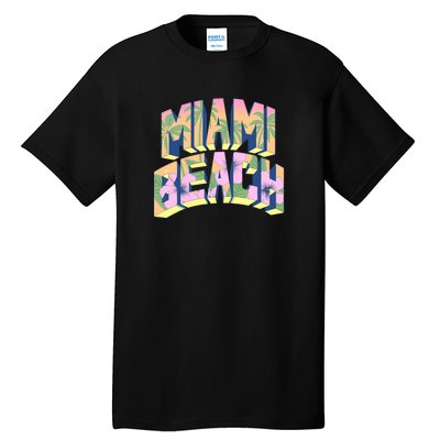 Miami Beach Floral Tall T-Shirt